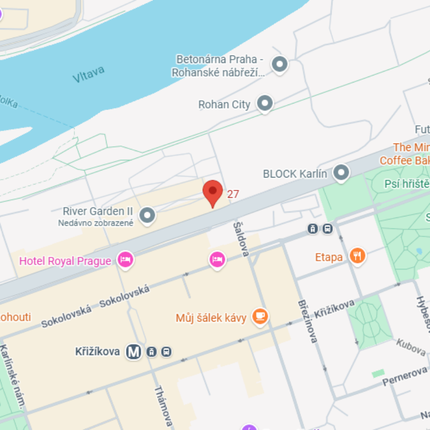 Mapa Praha