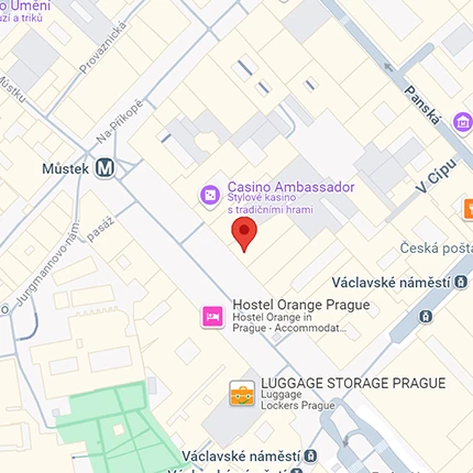 Mapa Praha